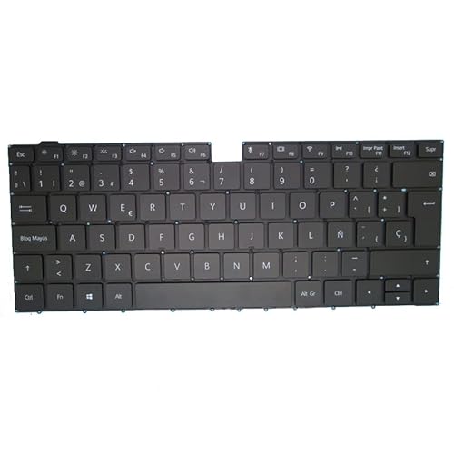 Laptop Keyboard for Huawei MateBook D 14 AMD Nbl-WAQ9R Black Spanish SP with Backlit