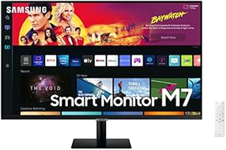 Samsung 32 inch LS32BM700UUXXU 4K Ultra HD HDR LED Hybrid Streaming TV & Monitor with Full Smart Platform and Speakers, 2022