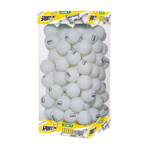 Mandelli Display 8003029701806 Lot de 100 balles d'entraînement Blanc Mm 38 Ping-Pong Jeu de Sport 521 Multicolore