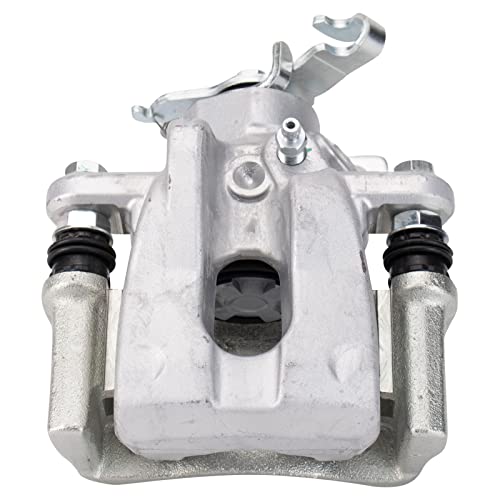 Image of TRQ Rear Brake Pad and Rotor Set Ceramic Rotors Calipers Compatible with 2009-2010 Toyota Matrix 2012 Matrix