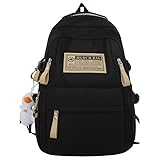 JWYTA Backpack for Students Stylish Japanese Design School Bag (Red)