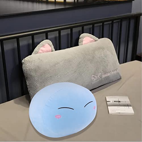 Roffatide Anime Kissen Rimuru Tempest Plüsch Gefüllte Wurf Kissen für Bett Couch Weiches Geburtstagsgeschenk Blau 11 Zoll