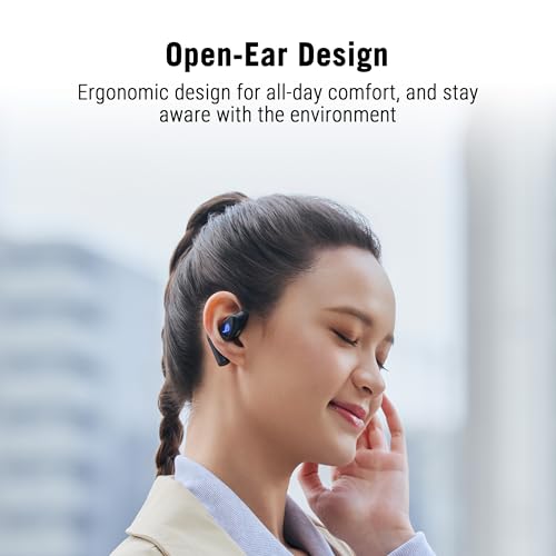 Image of ASUS ROG Cetra Open Wireless Open Ear Earbuds - Dual-Mode (BT /2.4GHz), Quad AI Noise-Canceling Mic, Low Latency, 16H Playtime, IPX5 Water Resistant, for Daily /Workout /Outdoor /Gaming Use - Black