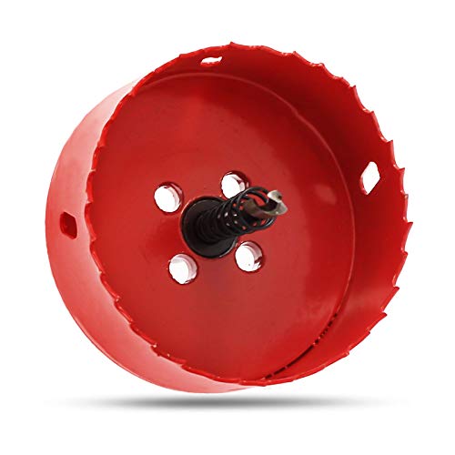 Image of Hordion Hole Saw Bi-Metal Saw Drilling Tool | with Twist Drill Bit & L Hex Wrench for Wood Plasterboard Plywood Plastic