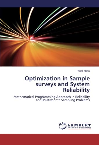 Amazon.com: Optimization in Sample surveys and System Reliability ...