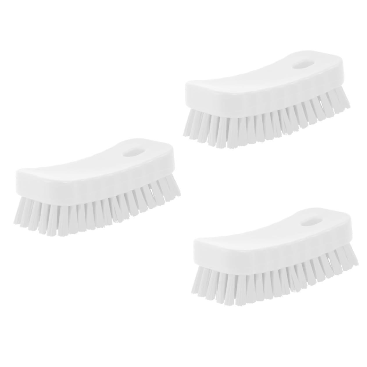 Beavorty 3pezzi Spazzola Per Unghie Setole Morbide Utensile Per La Pulizia Di Mani Piedi e Unghie Facile Da Usare e Portatile Perfetta Per Cucina e Bagno