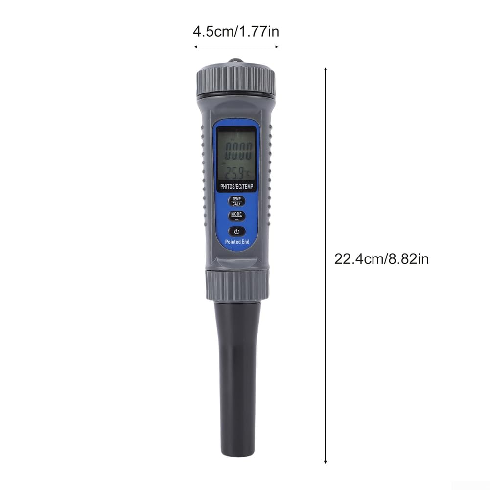 Misuratore pH 4-in-1 per Alimenti e Acqua