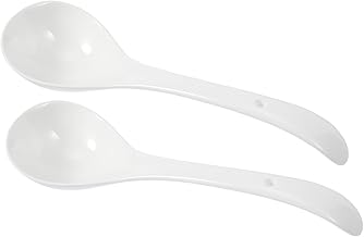 CIYODO 1 Conjunto 2 Pçs Colher Concha De Cozinha Concha De Sopa Grande Talheres Chineses Talheres De Aço Inoxidável Macarrão Fogão Colher De Aço Inoxidável Utensílios De Cozinha