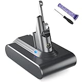 ダイソン バッテリー V7 交換 掃除機バッテリー - Cyvolt 4600mAh 21.6V SV11 V7 Slim Fluffy Fluffy+ Absolute Motorhead Trigger Mattresssなど対応 PSE認証取得 フィルター付き