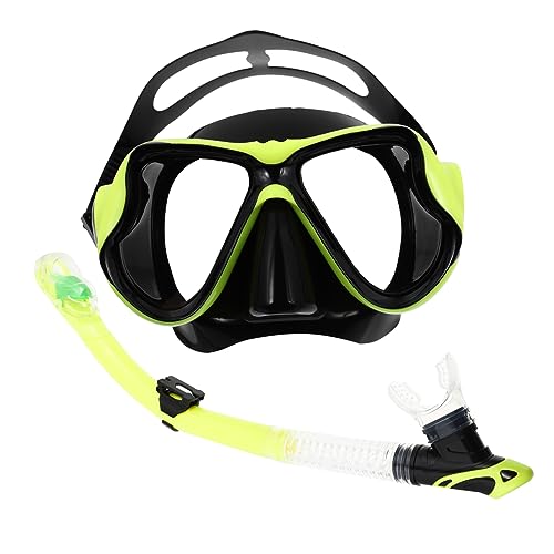 Yardwe 1set Adult Snorkeling Gear Set Lightweight Snorkeling Device for Use Anti-Fog Swim Goggles Breathing Tube Compact for Easy Portability