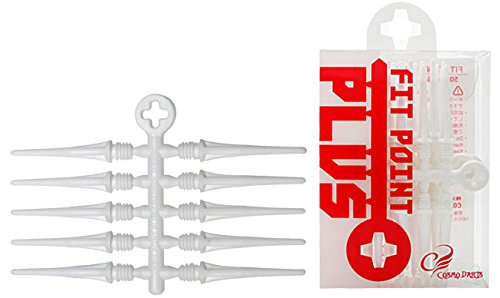 COSMO DARTS FIT POINT PLUS ホワイト ダーツティップ Amazon | COSMO DARTS チップ Fit Point PLUS ホワイト 2BA 100本