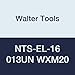 Walter Tools NTS-EL-16 013UN WXM20 Carbide NTS Threading Inserts, External Thread, Full Profile, American UN 60 Degree (Pack of 10)