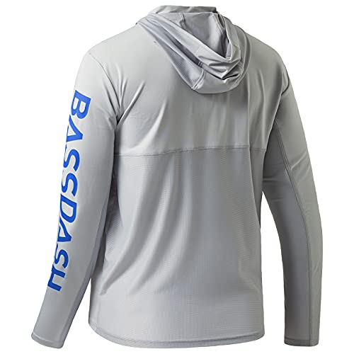 Image of BASSDASH UPF 50+ Men's UV Sun Protection Long Sleeve Performance Fishing Hoodie Hooded Shirts
