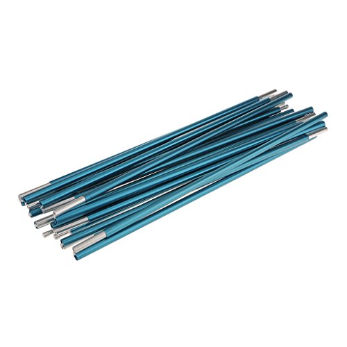 DYNWAVE Aluminum Alloy 11 Section Spare Replacement Tent Poles 408cm Blue