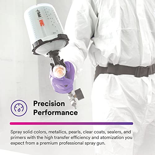 Image of 3M Performance Gravity HVLP Atomizing Head Refill Kit, 26714, Size 1.4, Orange, for use with Performance Spray Gun and PPS 2.0 Paint Cups, (Pack of 25)