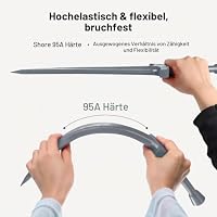 EONO Silk TPU Filament 1.75mm Flexibel & Glänzend wie Silk, Shore 95A TPU Silk Silber, 1KG Weiches, aber belastbares TPU für Mode, Deko & Funktionsteile – Ansicht 2