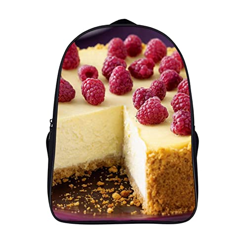 Sac à dos sac à dos Cheesecake 3D spacieux pour éviter les cahiers écornés