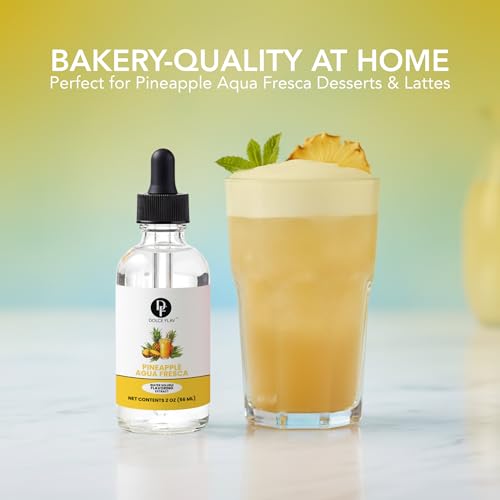 Image of Dolce Flav Pineapple Extract, Agua Fresca, for Drinks, 2oz