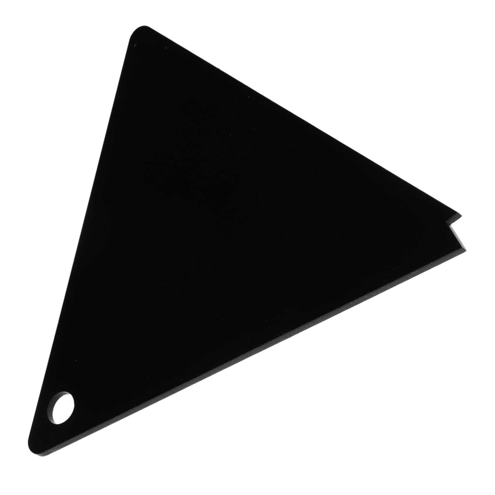 OSALADI 2pcs Snowboard Triangle Wax Scraper Acrylic Maintenance Tool for Snowboard Cleaning Efficient Wax Removal for Sports Sleek Design