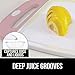 GORILLA GRIP BPA-Free Reversible Kitchen Cutting Board Set of 3, US Designed, Nonporous, Juice Grooves Catch Liquid, Slip Resistant Border, Dishwasher Safe, Durable Large Food Chopping Boards, Pink
