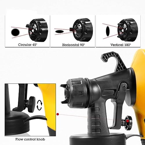 Pistola pulverizadora eléctrica para postres de 500 W, kit de decoración de pasteles con 3 patrones para decoración de chocolate y chorro de arena