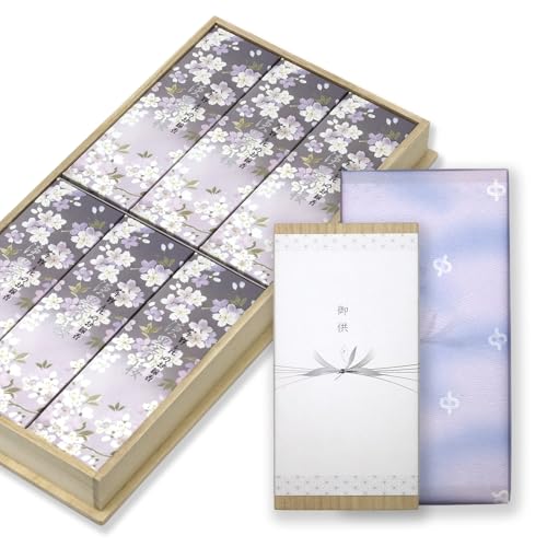 初盆 お供え 線香 ギフト 贈答用 【宇野千代 白檀 御供 内のし・桐箱】お悔やみ 四十九日 一周忌 日本製 煙が少ない