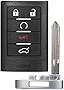 VOFONO Compatible with Keyless Entry Remote Smart Key fob Cadillac CTS 2008-2015/ STS 2008 - 2011 (FCC ID: M3N5WY7777A) 5 Buttons