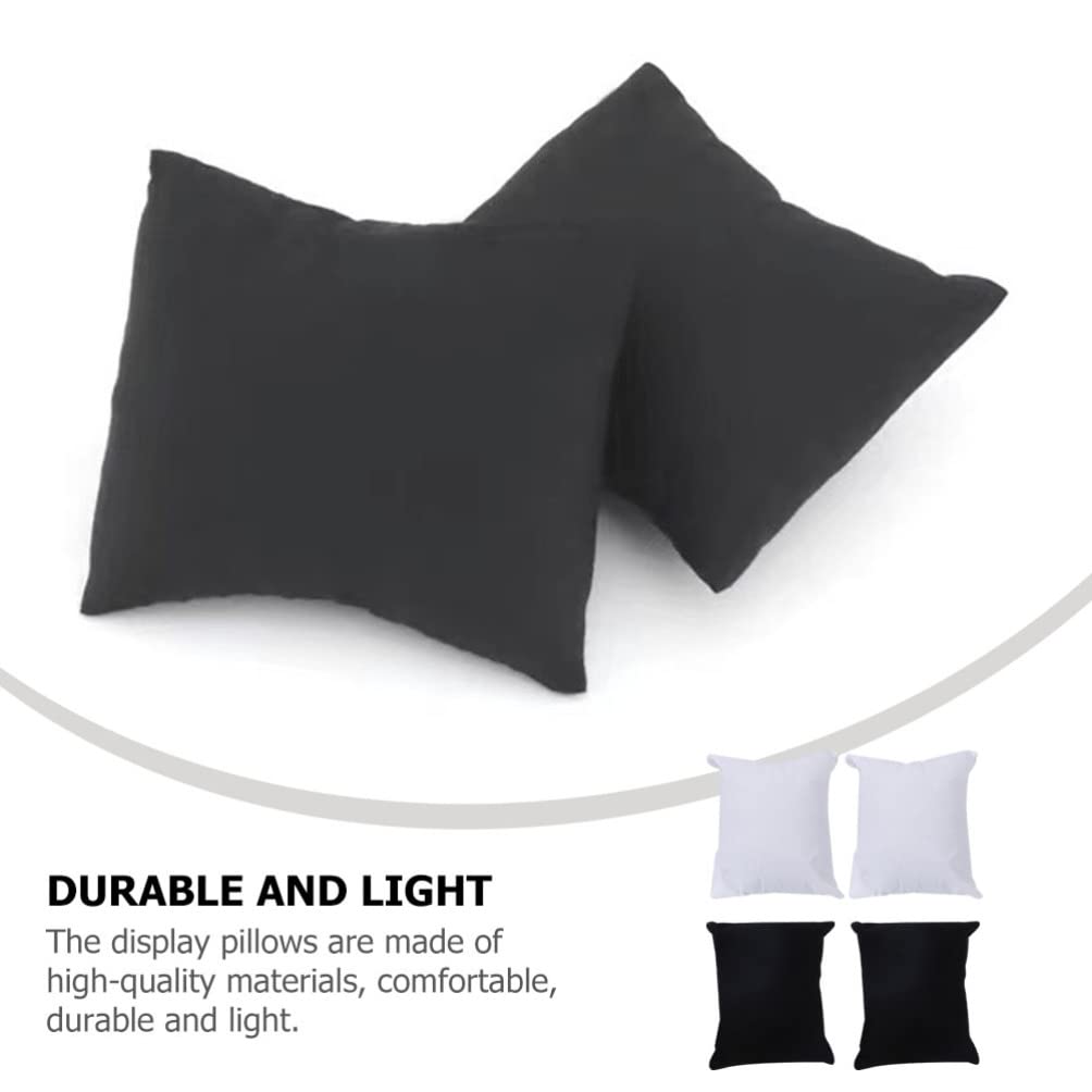 20 Cuscini Velluto Per Esposizione Gioielli - Nero 7x8 Cm, Per Orologi E Bracciali