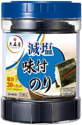 （00:30時点） 大森屋 減塩味付卓上 12切 70枚×2個