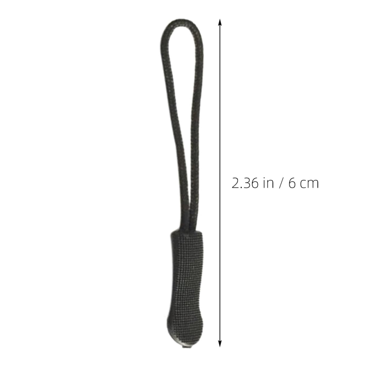 Angoily 20pcs Zipper Pulls for Coat Handbag Luggage Durable Black Zipper Sliders with Electroplated Finish Easy Replacement for Backpack Travel Needs