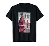 Vintage Palo Duro Canyon State Park Texas Hiking Souvenir T-Shirt