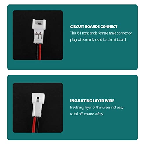 Walfront 20 conjuntos/pacote Micro JST 1,25 mm 2 pinos/3 pinos macho conector conector plugue com fi