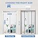 LONGEAS Magnetic Screen Door Upgraded PET Mesh Stronger Than Fiberglass and Polyester,Hands Free,Keeps Bugs Out,Pet & Kid Friendly,Suitable for Sliding Door,Large Patio Door and French Door-72''x80''