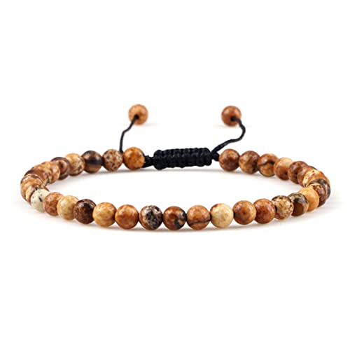 Bracelet homme perles de pierre naturelle YDYDTTKD, l'accessoire idéal du bureau aux vacances