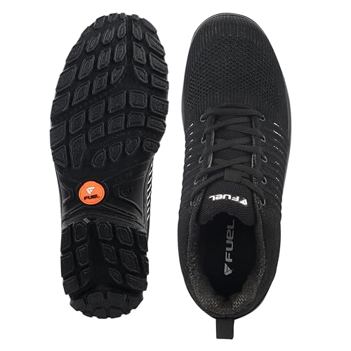 Image of FUEL Aqua Safety Shoes for Men with Excellent Grip, PU Single Density Sole, Light Weight Construction Shoes, Slip Resistance Lace-Up Industrial Composite Toe Cap Footwear (200 J)