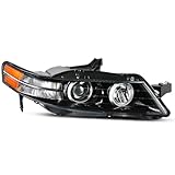 CAAP DRIVEN Right Passenger Side Projector Headlight Compatible with 2007-2008 Acura TL Type-S CAAP-0188-OEM-HL-R