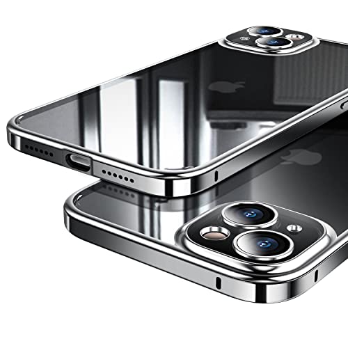 iPhone14Plus ݊i P[X A~op[t[ wʔv[g JYی Jo[ ACtH14vX ^ y ݊i P[X CX[dΉ (iPhone14Plus, ubN)