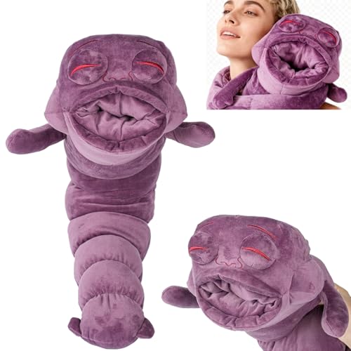Jujutsu Battle Toji Caterpillar Fushiguro Cursed Sprite Worm Plush JJK Merch Pillow, Kaisen Stuffed Animal Throw Cosplay, Ugly Figure Doll Puppet Sofa Home Decor Gift for Teen 14+ Adult（29.6INCH）