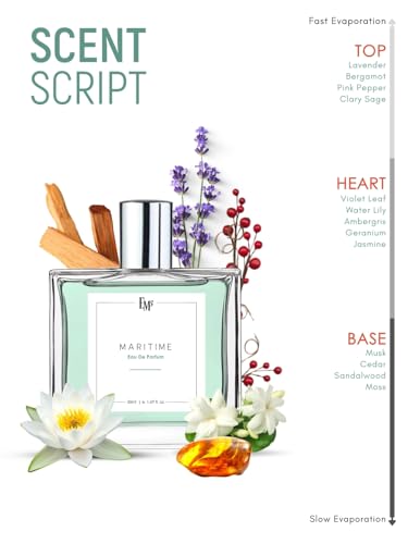 Image of EM5 Maritime EDP Perfume for Men | Fresh Spicy Lavender Woody Aquatic Fragrance | Strong and Long Lasting Eau de Parfum Spray | Luxury Gift for Him