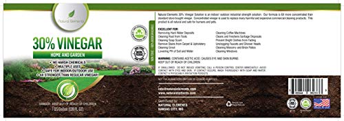 Natural Elements 30% Vinegar | (4) 1 Gallon Pack | Home and Garden Vinegar - Thumbnail 6
