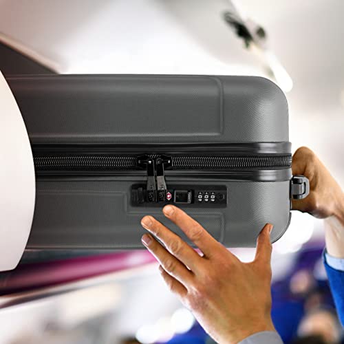 Suitcase hard shell Flight Knight premium rigide à 8 roues pivotantes