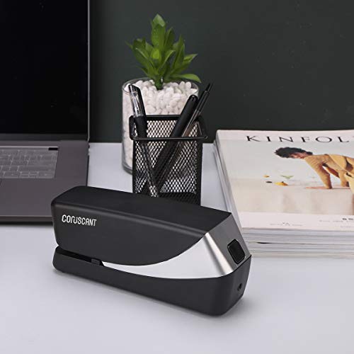 Coruscant Electric Stapler, Automatic Stapler, Heavy Duty，25 Sheet, Store 210 Staples，Including 2000 Staples,And 1 Staple Remover, Electric Stapler Desktop Ac Or Battery Powered For Home/Office Use #TOP6