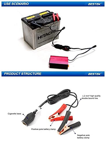 BESTEK Adattatore Accendisigari Auto, Cavo di