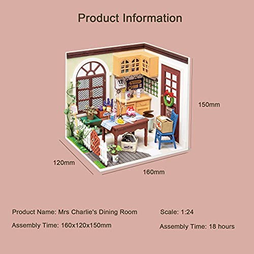 Rolife Miniatura Casa delle Bambole DIY Miniature