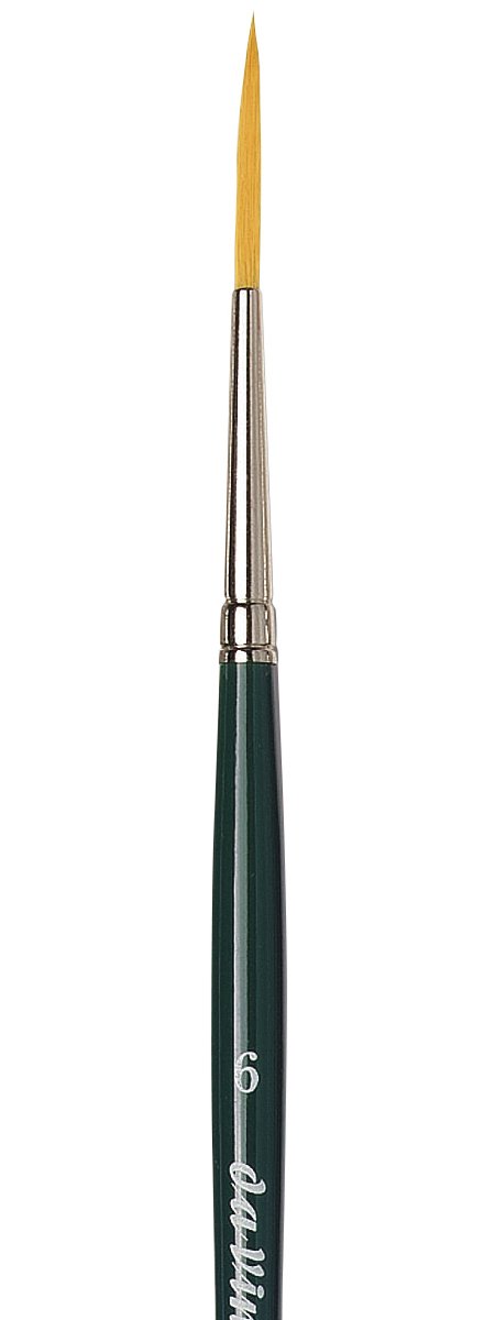 Da Vinci 1270 Series Lettering Brush, Synthetic Fiber, Green, 19.6 x 0.2 x 30 cm, 19.6 x 0.205 x 30 cm - Image 2