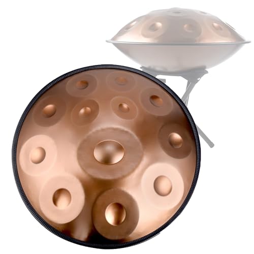 Handpan grand diamètre 55,9 cm instrument à percussion mélodique en acier 12 notes