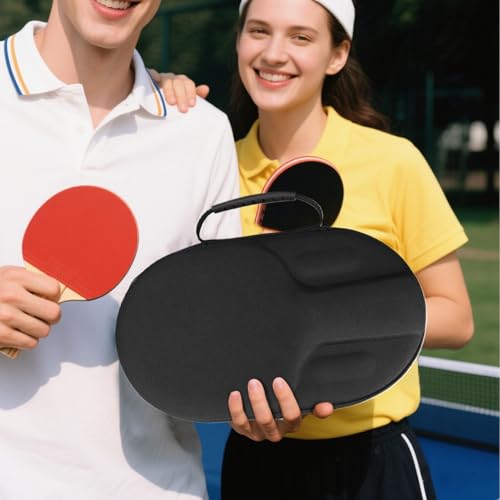 Funda de tenis de mesa dura y portátil organizador de palas para el gimnasio 3
