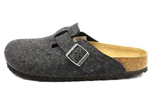 Birkenstock Boston Zoccoli Unisex Adulto, Grigio