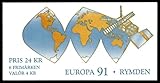 Tematica: Spazio LaVecchiaScatola - 1991 Svezia Libretto Europa CEPT - Missioni Spaziali Europee