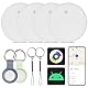 Reyke GPS Tracker Android, Air Smart Tag Compatible with Google Find My (Android Only), Schlüsselfinder for Keys, Luggage,Suitcase, Wallet, IP66 Waterproof, 4 Pack